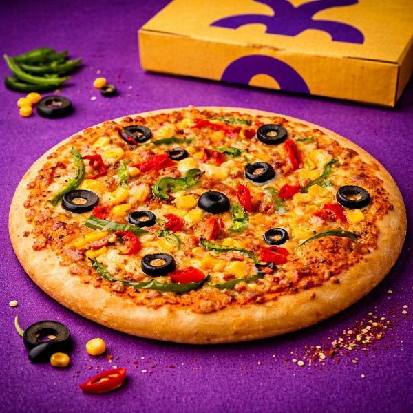 Veggie Carnival Pizza