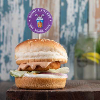 Korean Alloo Tikki Burger