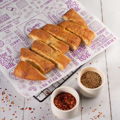 Garlic Bread Sticks + Cheesy Dip