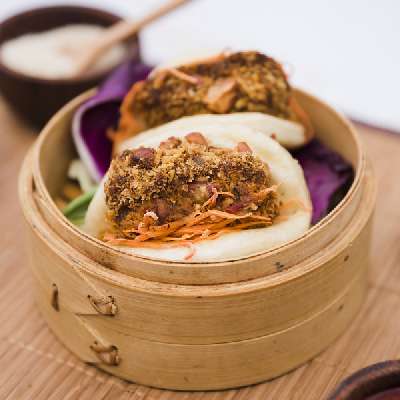 Veg Pizza Bao Bun [2 Pcs]