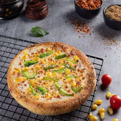 Corn And Capsicum Pizza