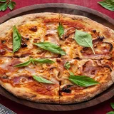 B.O.B. Pizza Pizza (18 Inch- Largest In Durgapur)Bacon, Caramelized Onions And Basil.