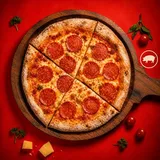 Pork Pepperoni Pizza (18 Inch- Largest In Durgapur)Imported Pork Pepperoni.
