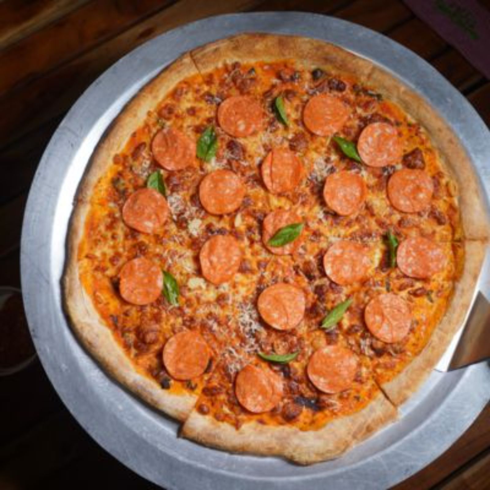 Chicken Pepperoni Pizza (18 Inch)