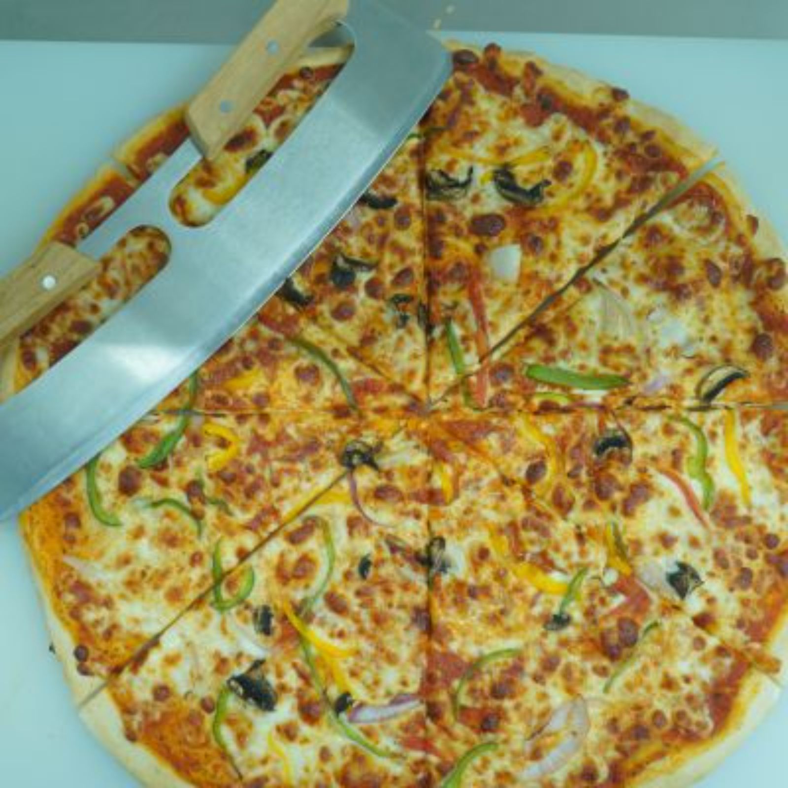 Garden Of Eden: Green Bell Pepper, Onion And Tomato.