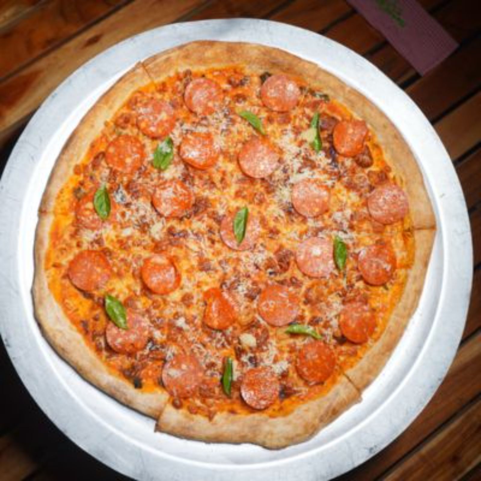 Pork Pepperoni Pizza (18 Inch- Largest In Durgapur)Imported Pork Pepperoni.
