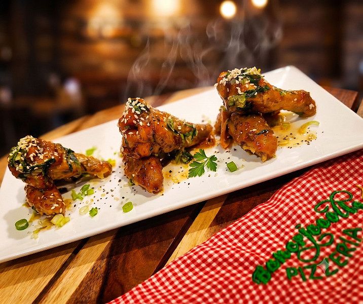 Italian Honey Glazed Wings