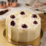 White Forest Cake 500 G [Eggless]