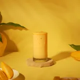 Homemade Mango Shake With Ice-Cream