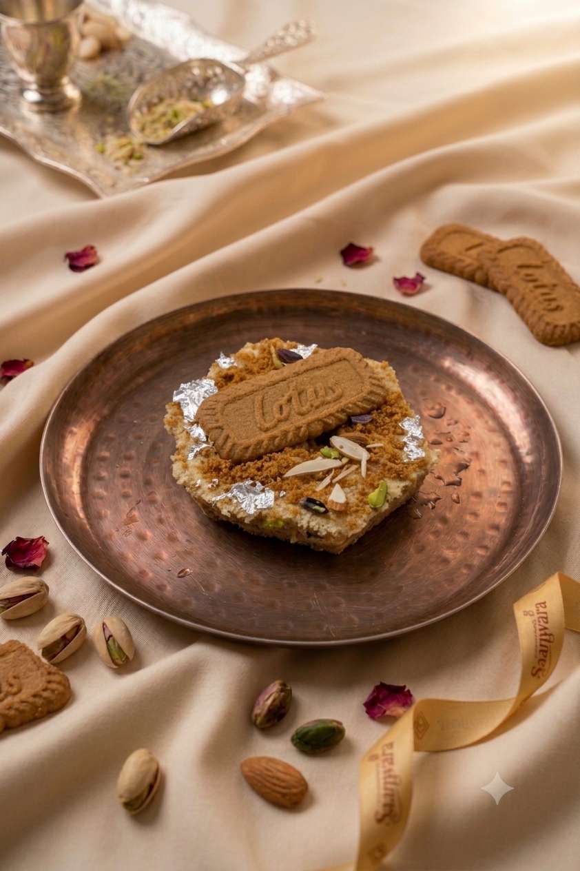 Lotus Biscoff Mini Ghewar (1Pcs)