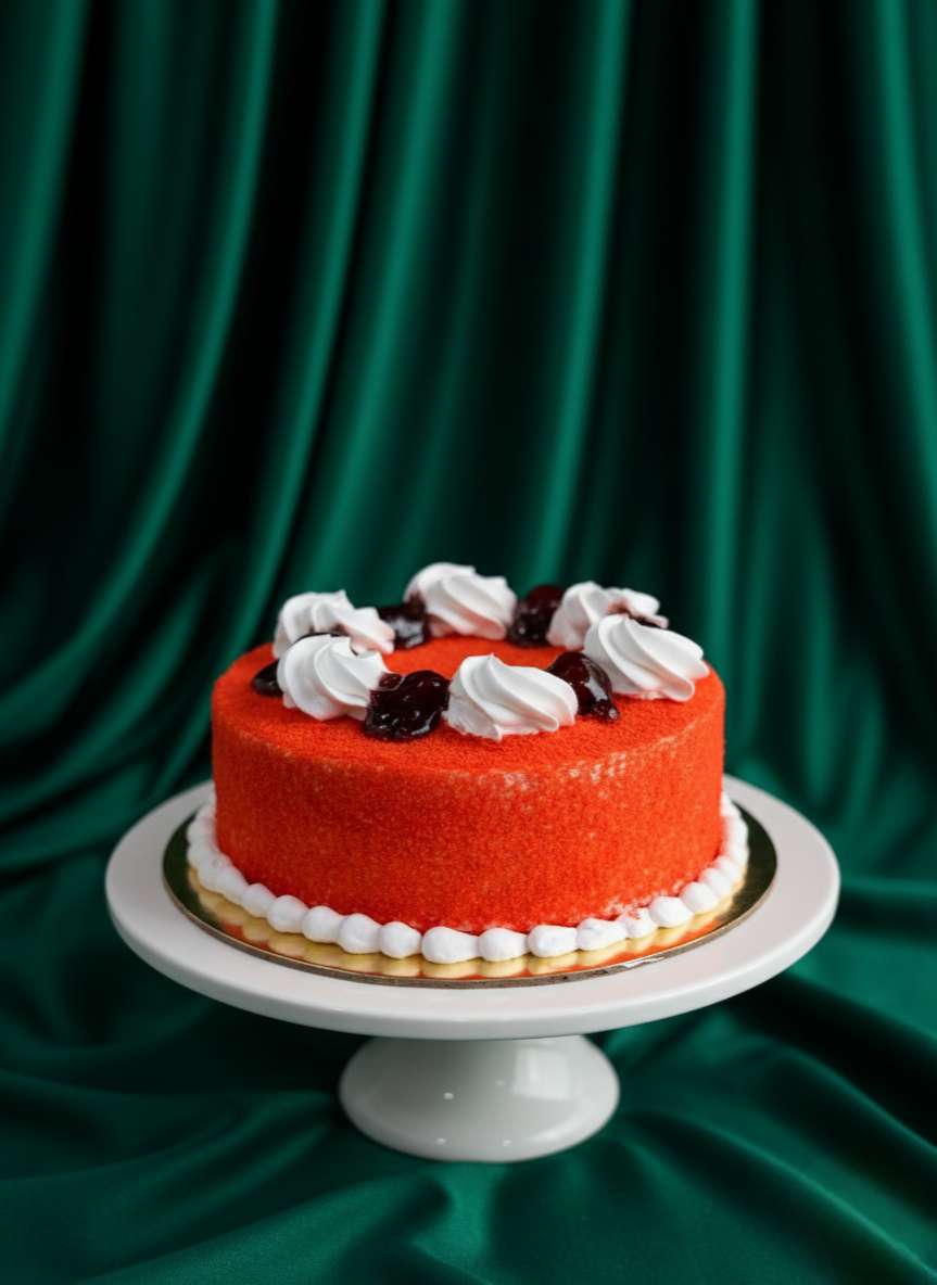 Red Velvet Cake 500 G  [Eggless]
