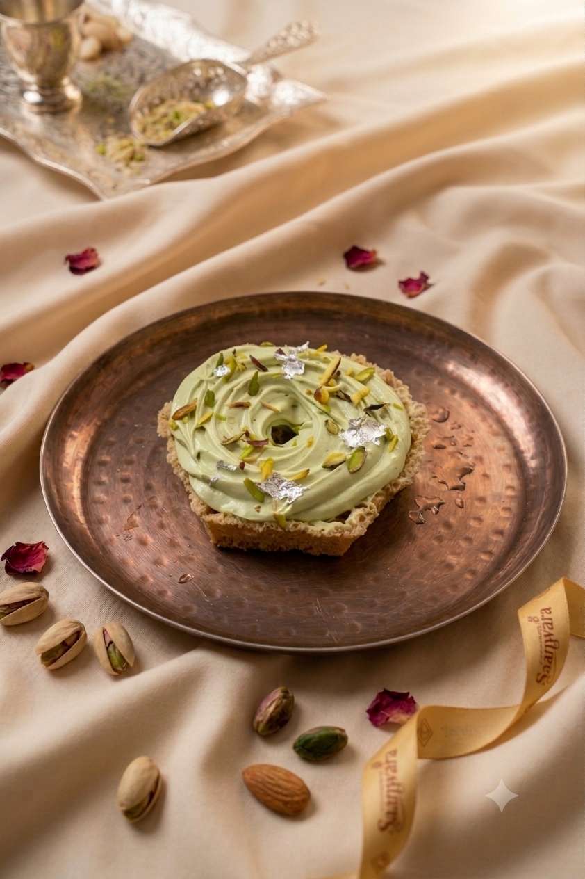 Chocolate Pistachio Mini Ghewar (1Pcs)