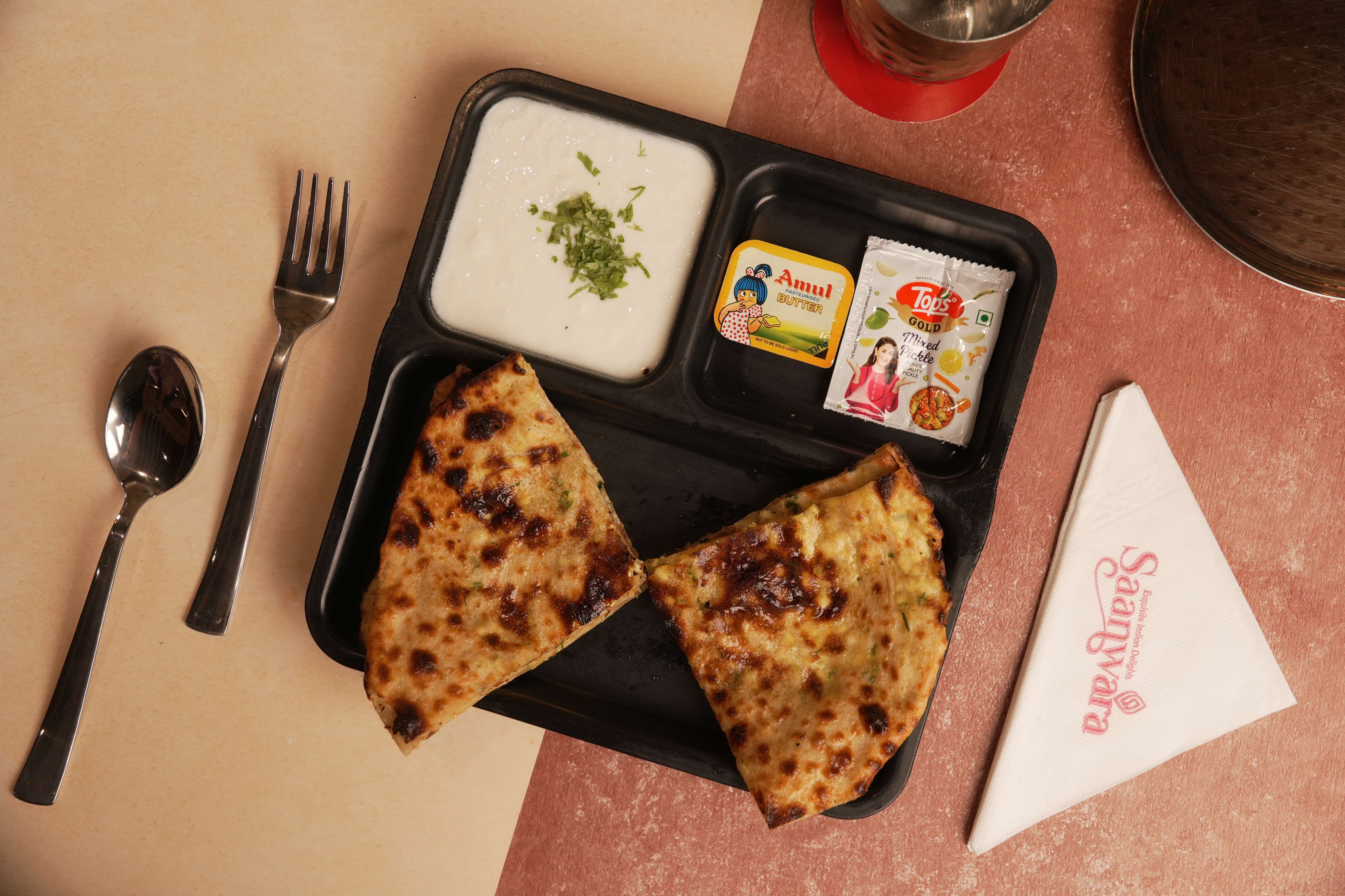 .Paneer Parantha 2Pcs