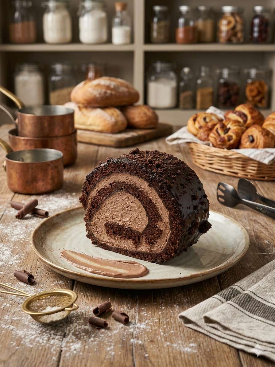 Chocolate Swiss Roll