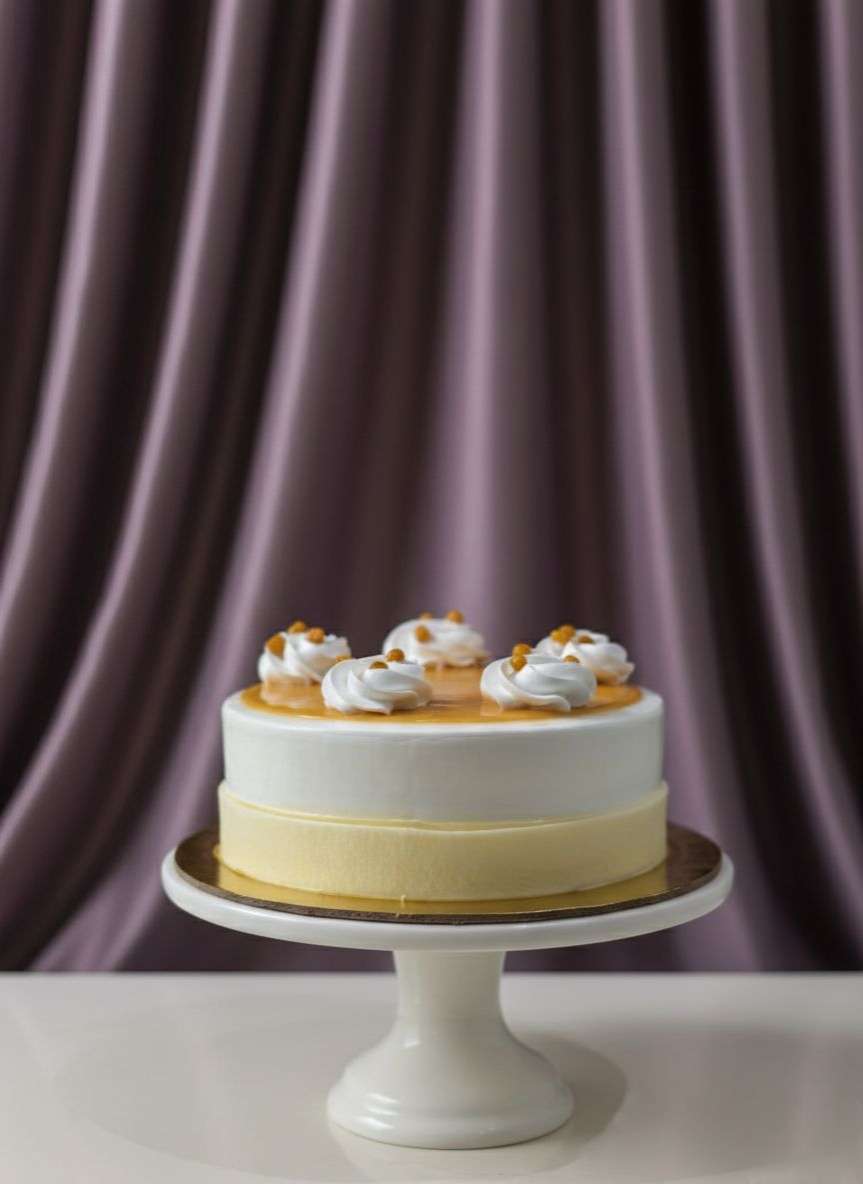 Caramel Butter Scotch Cake 500 G [Eggless]