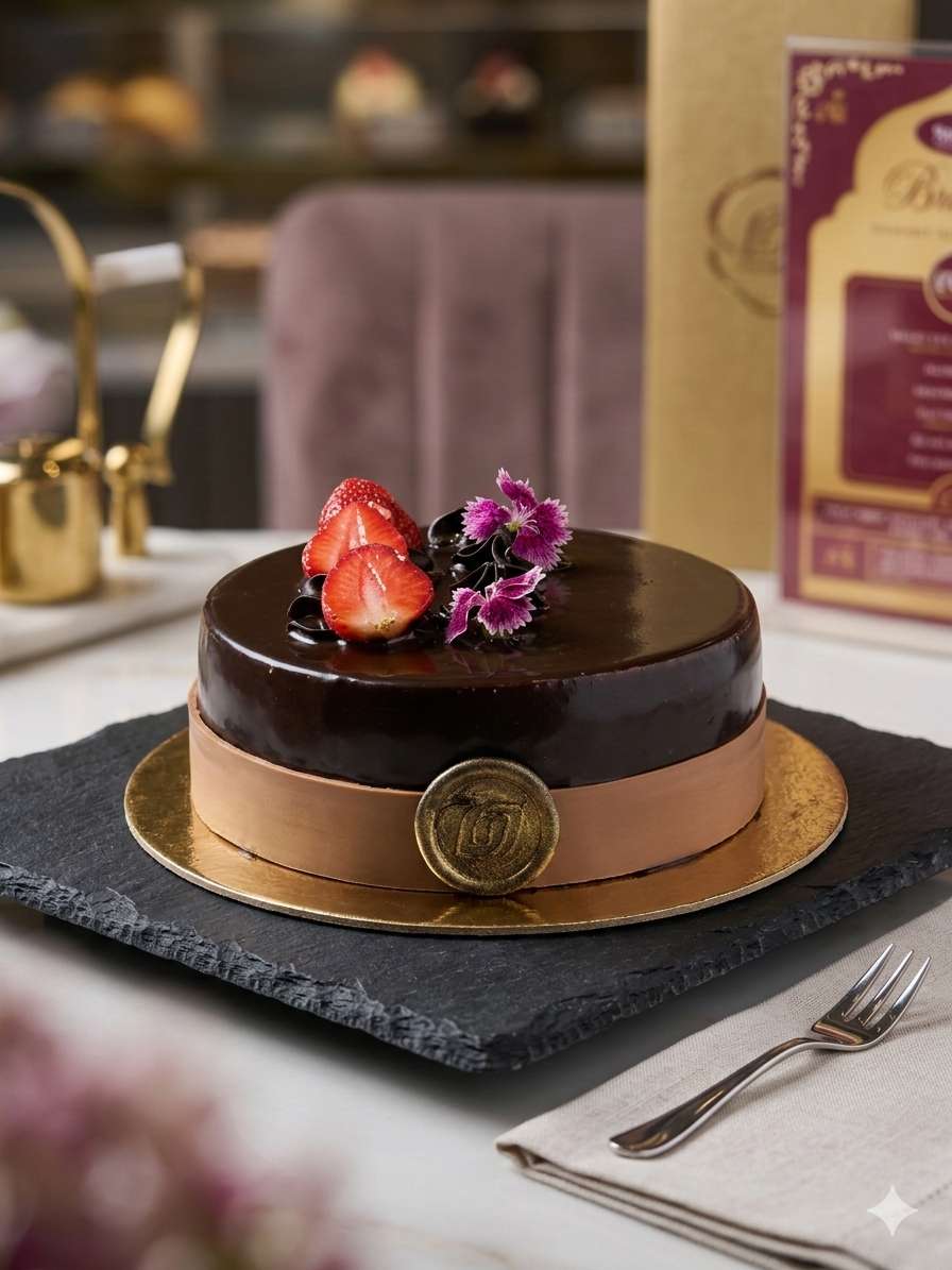 Strawberry Chocolate Cake 500 G [Eggless]