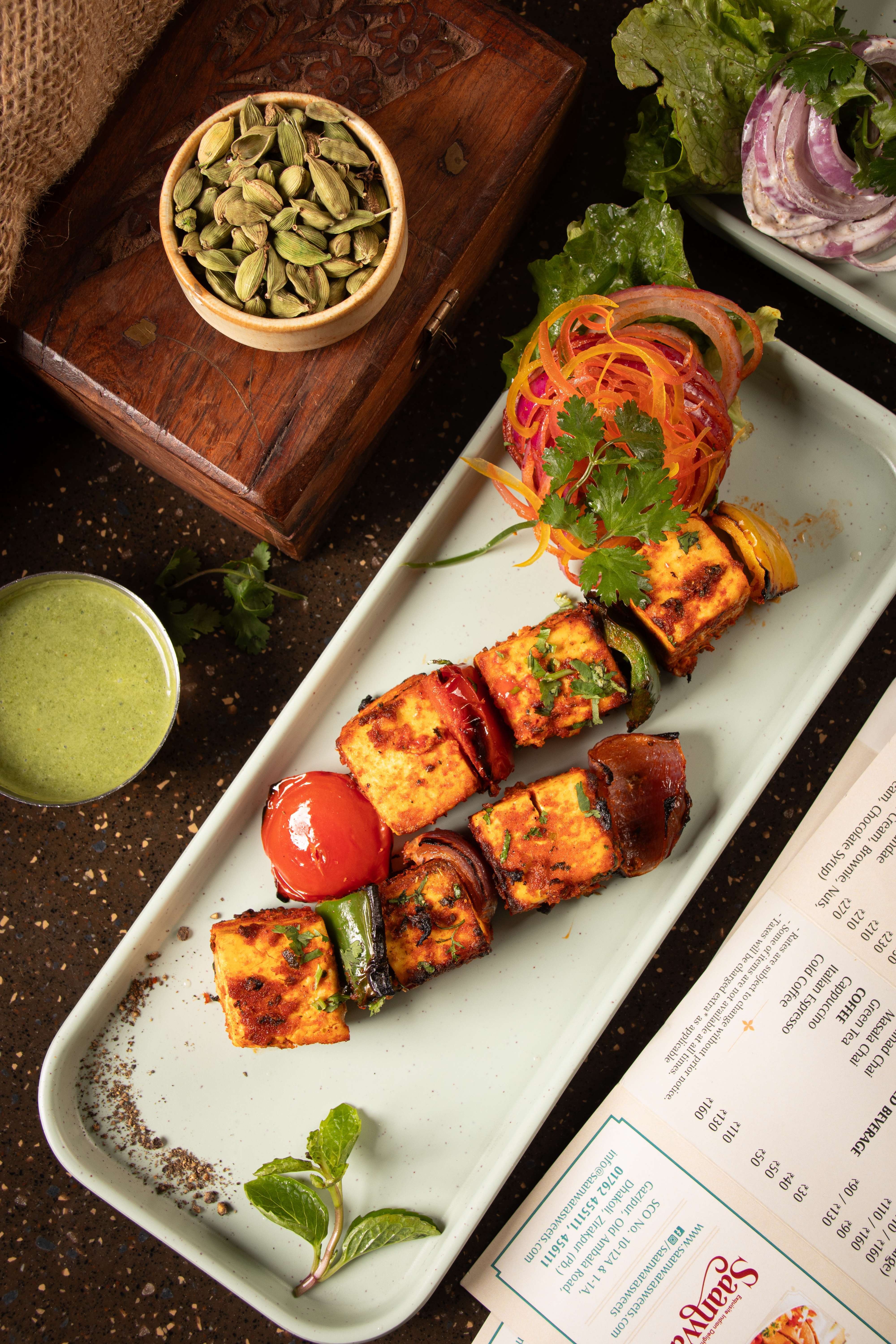 Punjabi Paneer Tikka (6 Pcs)