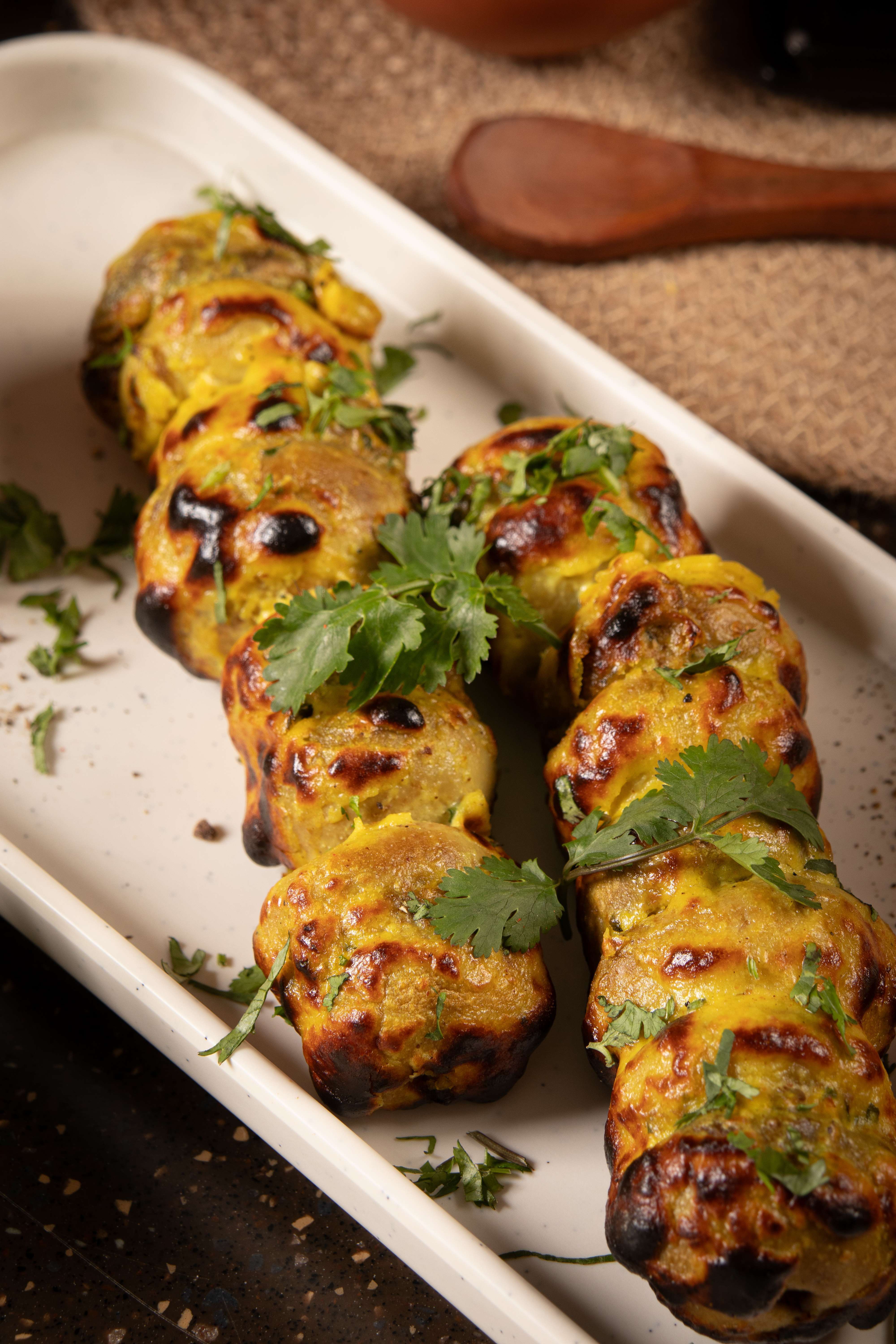 Stuffed Mushroom Tikka