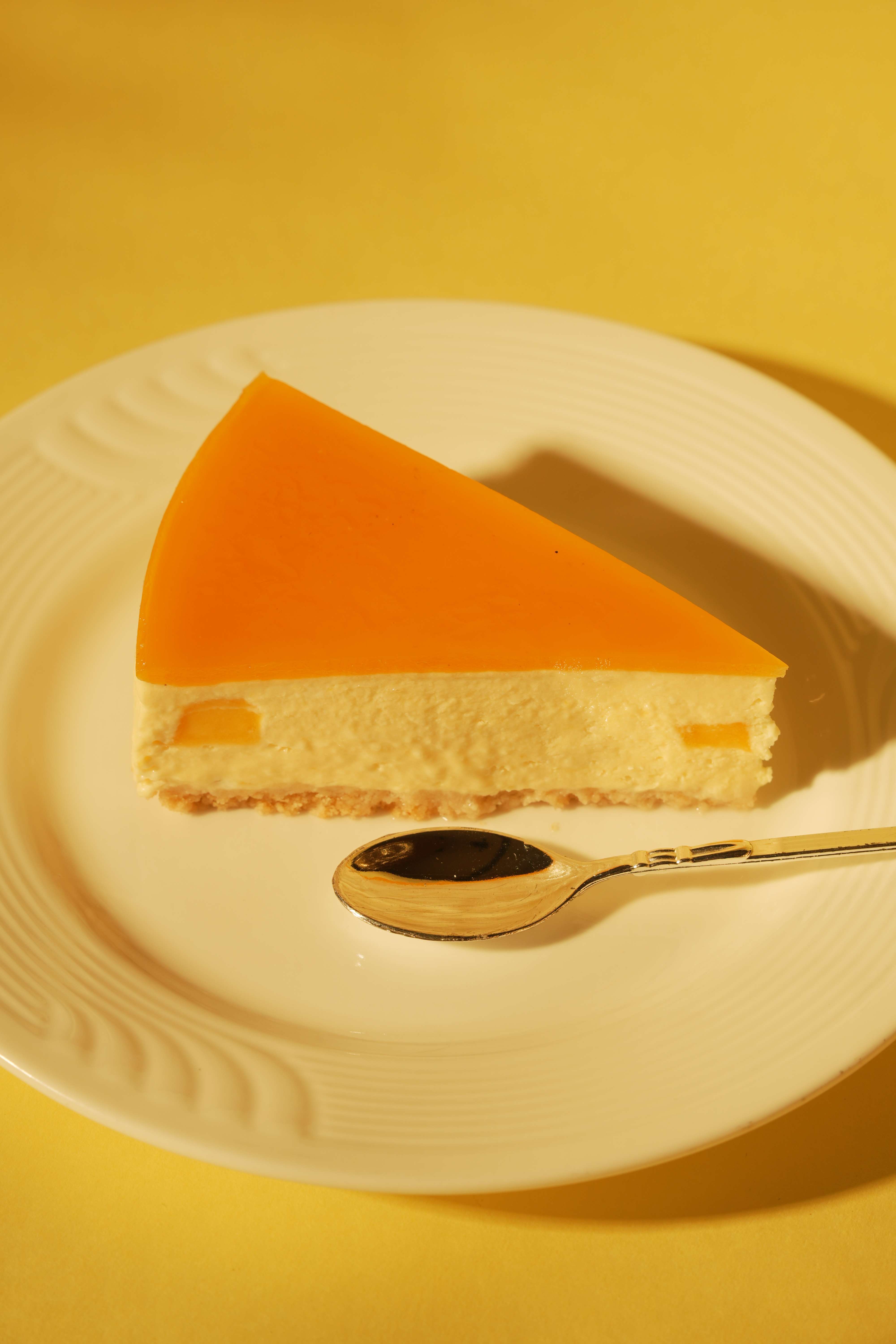 Mango Cheese Cake Slice