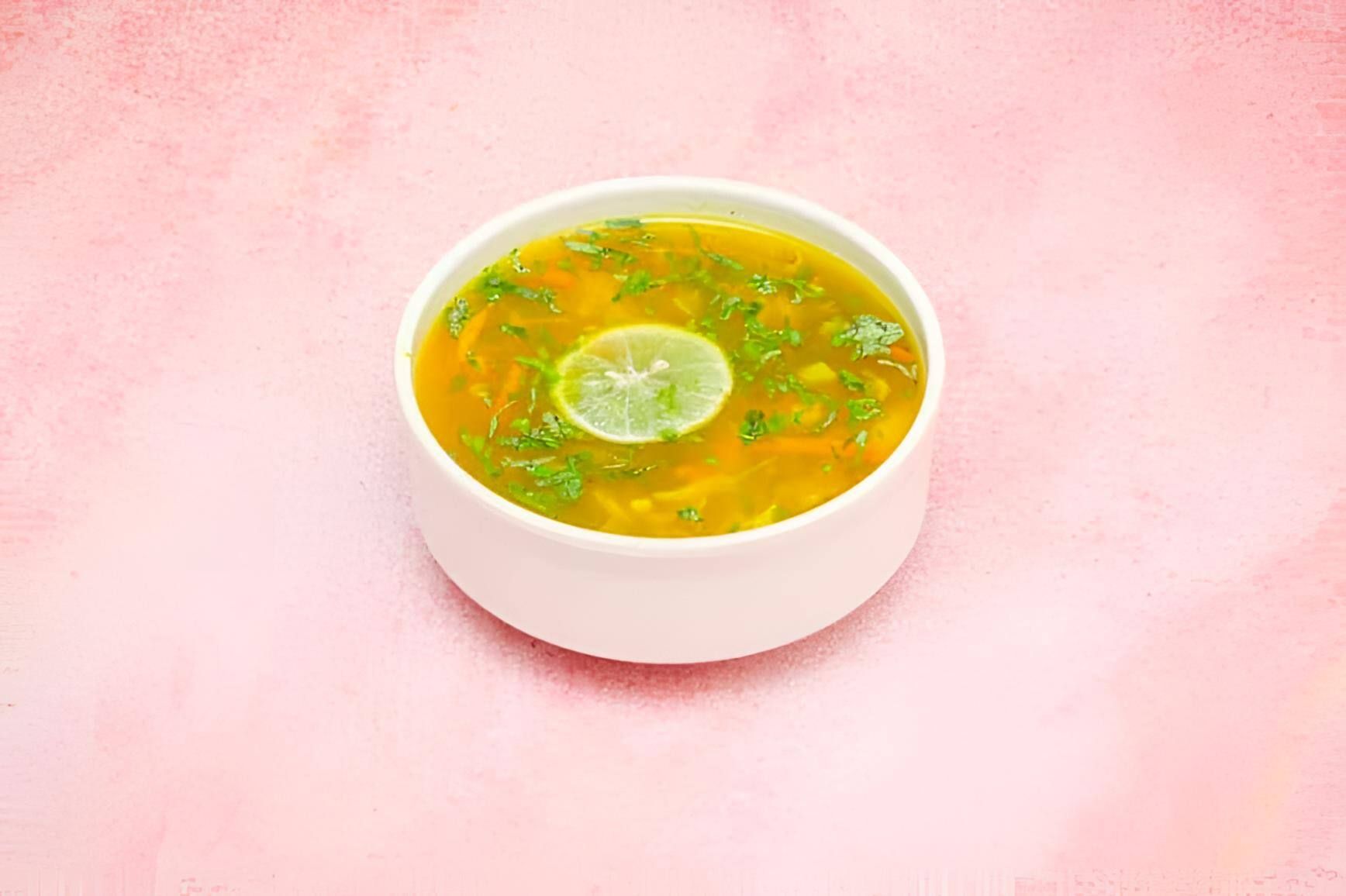 Veg Lemon Corriender Soup