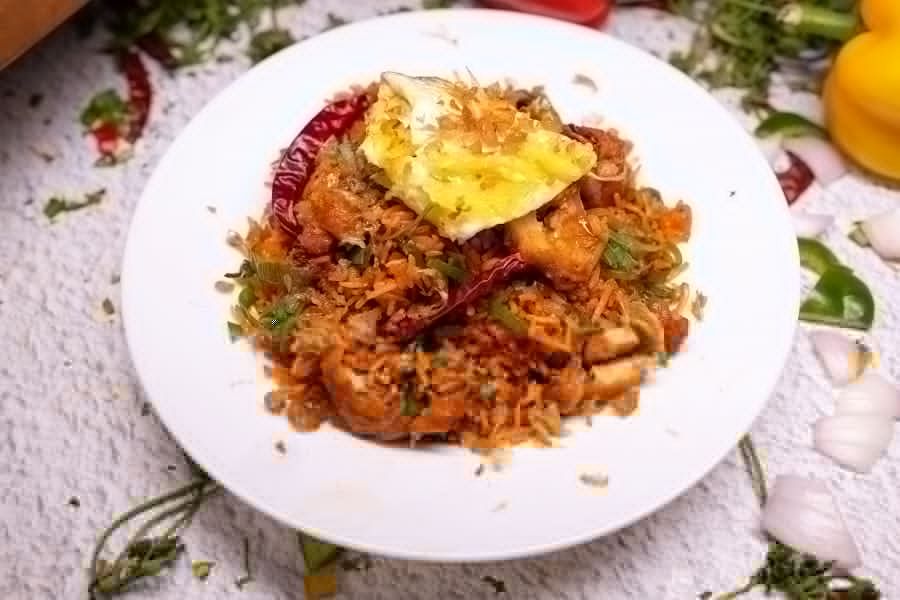 Chicken Chilly Garlic Fried Rice
