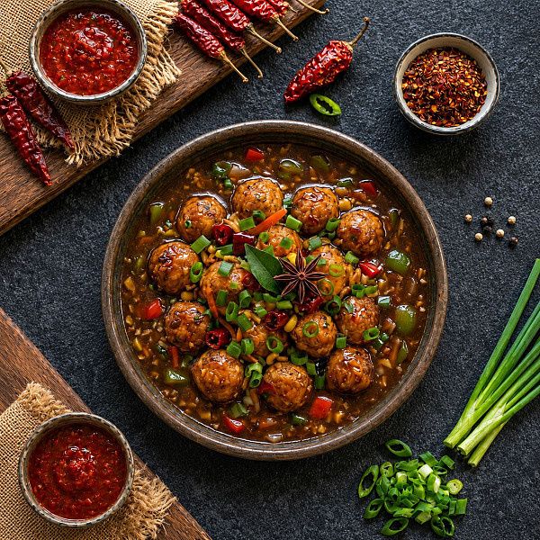 Veg Manchurian Dry