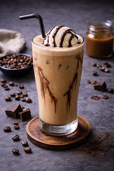 Cold Coffee With Ice Cream