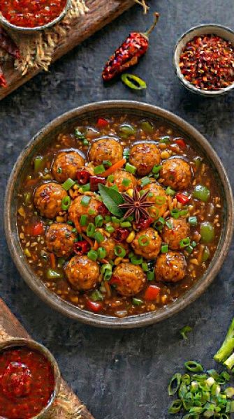 Veg Manchurian Dry