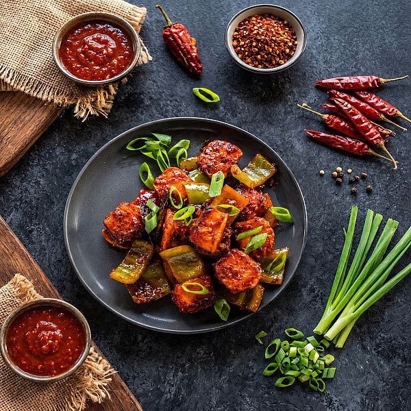 Chilly Paneer Dry