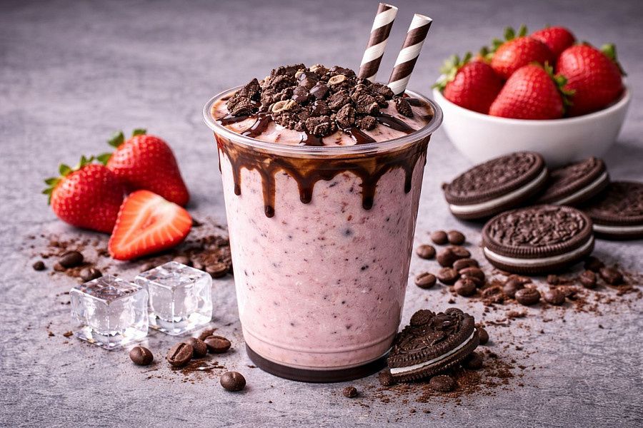 Strawberry Oreo Shake