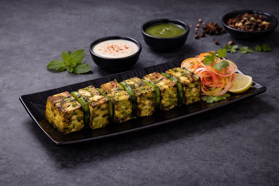 PANEER PUDINA TIKKA