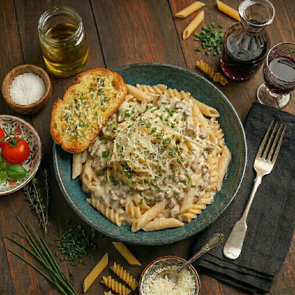 Cream Mushroom Pasta