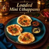 Loaded Mini Uthappams