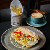 Paneer Tikka In Ciabatta