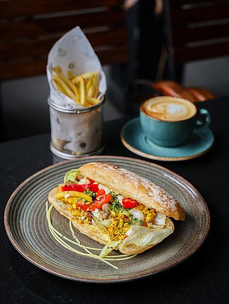 Paneer Tikka In Ciabatta