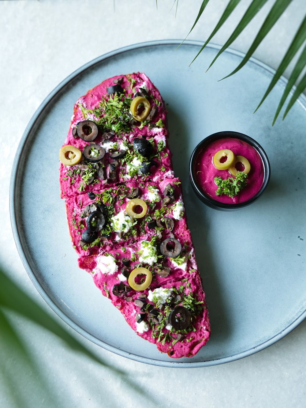 Beetroot Hummus Sourdough Toastie