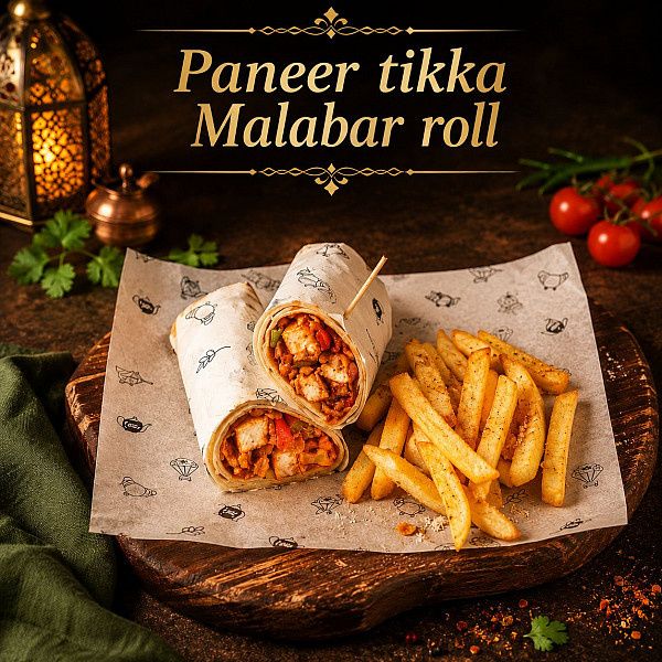 Paneer Roll Malabar Roll