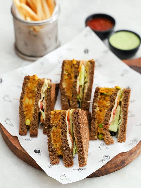 Mumbai Masala Club Sandwich