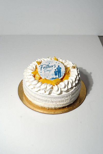 Fresh Mango Gateau.