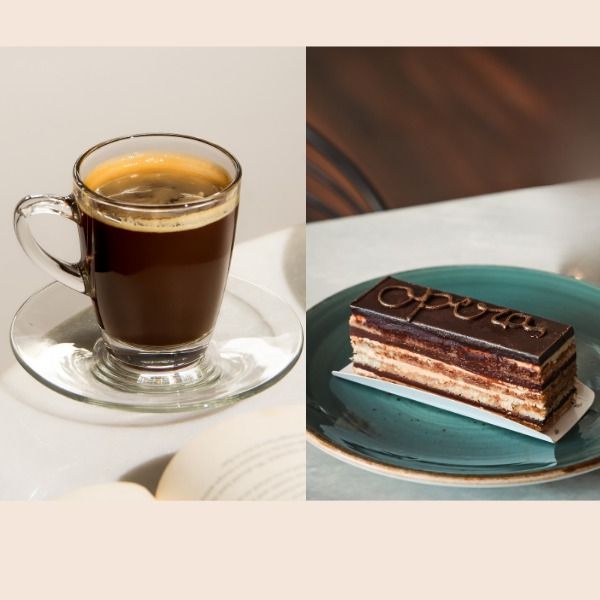Americano And Opera Pastry