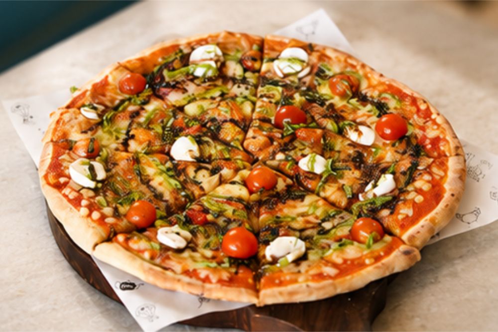 Bocconcini And Pesto Pizza (11")