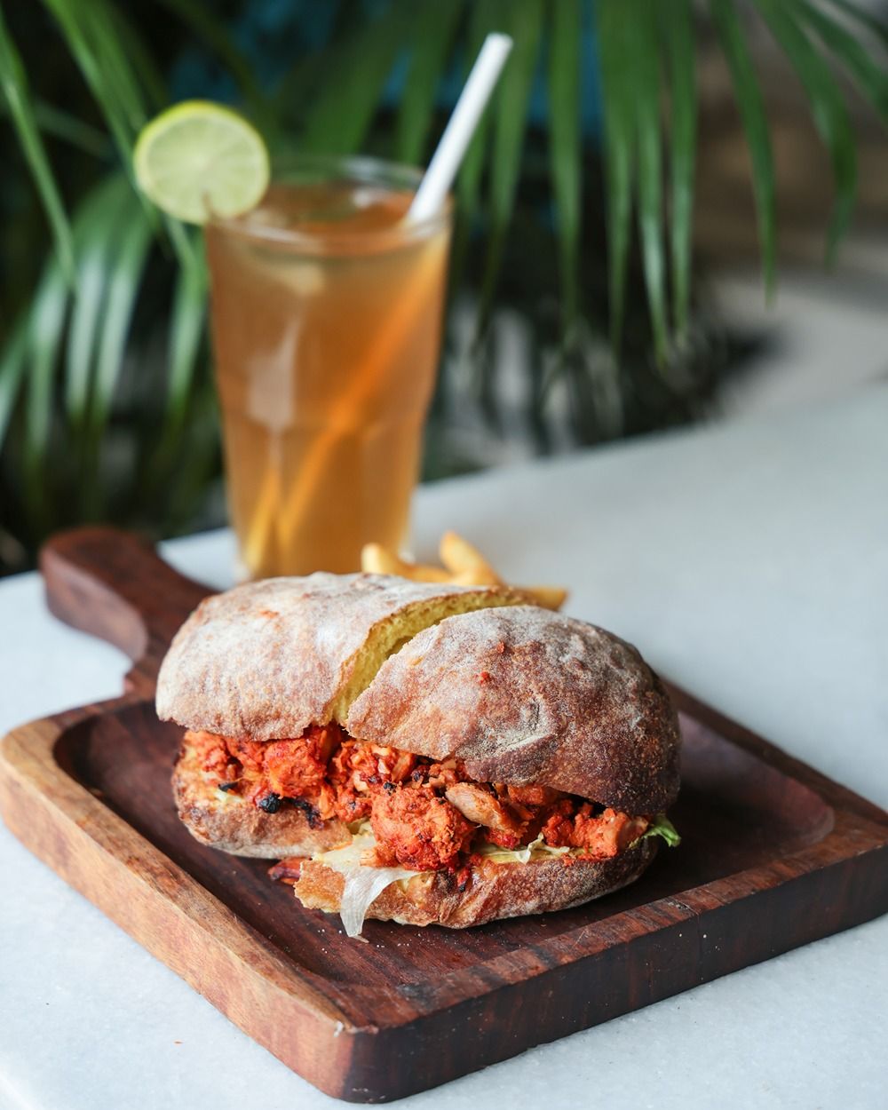 Spicy Chicken In Ciabatta