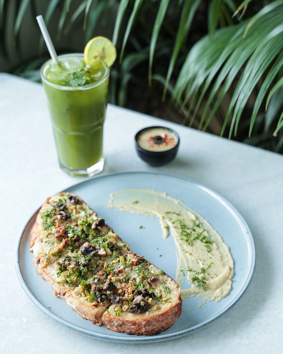 Hummus Sourdough Toastie