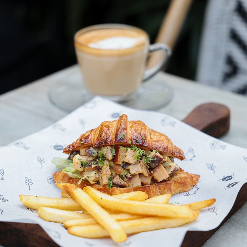 Smokey Chicken Croissant Sandwich