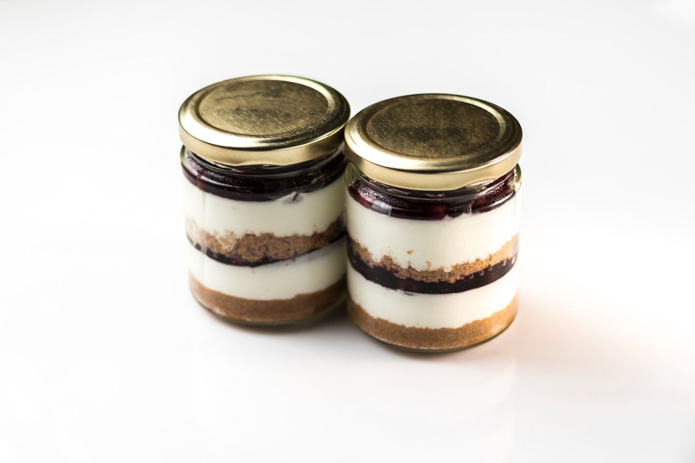 Blueberry Chilled Cheesecake Jar