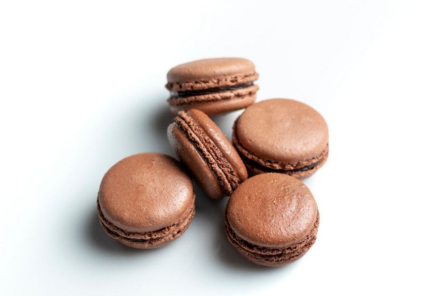 Macaron Ghana Chocolate