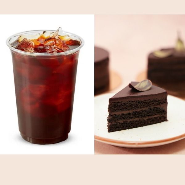 Iced Americano And Chocolate Truffle