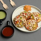 Chicken Sprinkled Garlic Bread
