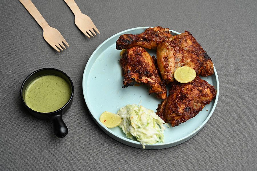 Fire Red Barbeque Chicken