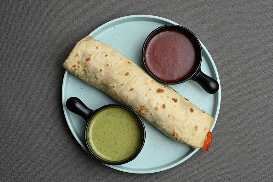 Mutton Kebab Tortilla Roll